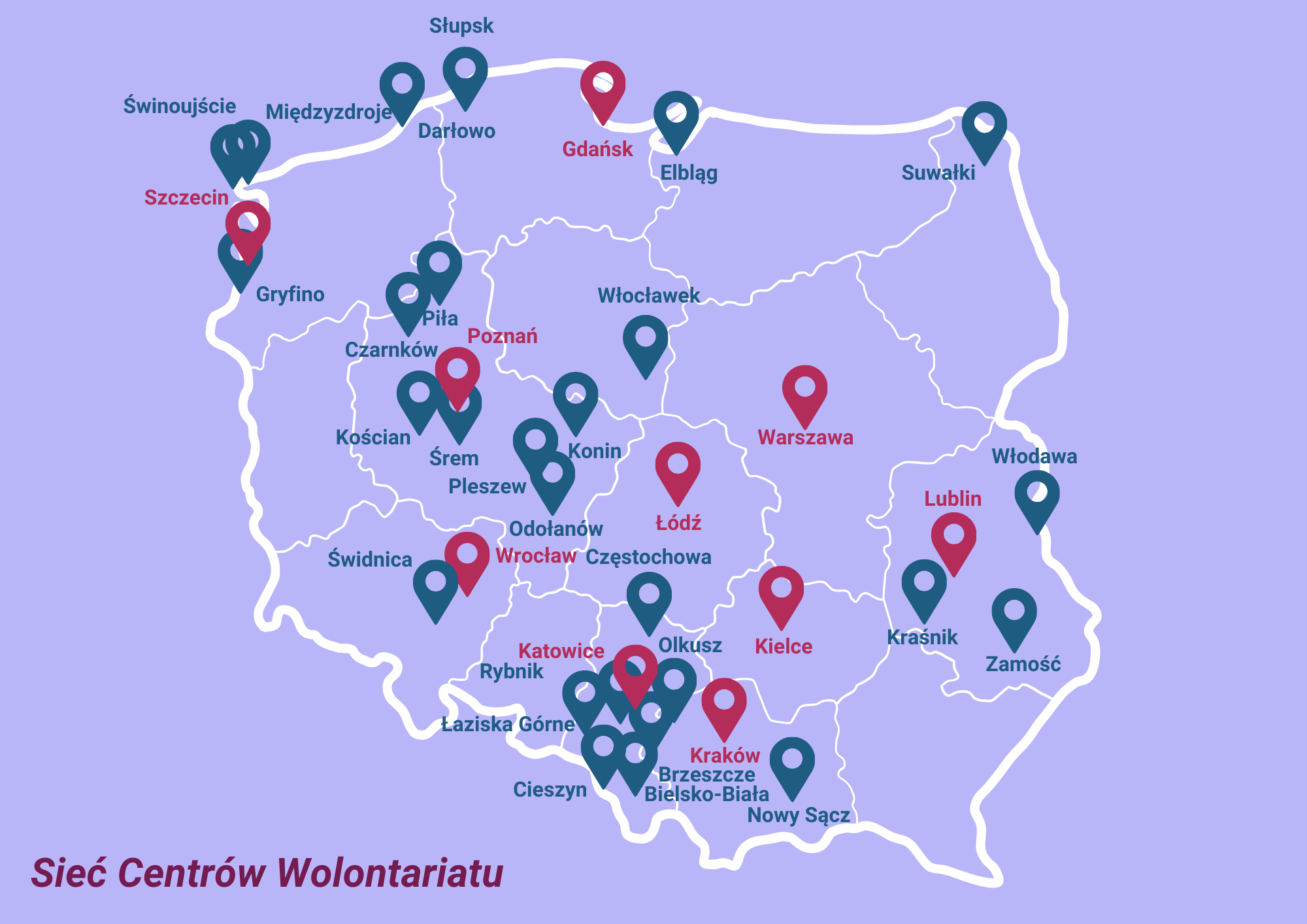Sieć Centrów Wolontariatu w Polsce