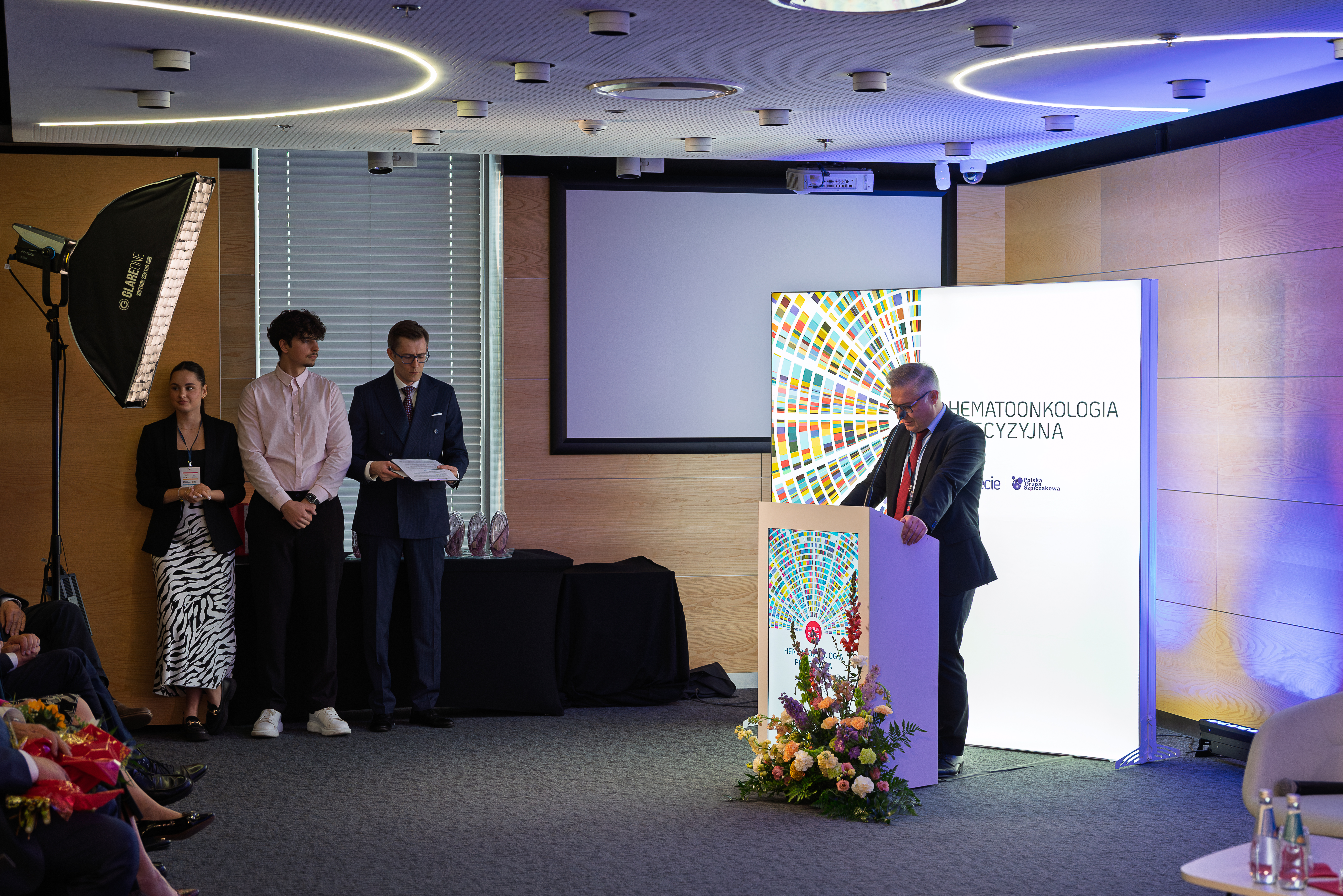 Gala 20-lecia PGSz - otwarcie, prof. Krzysztof Giannopoulos