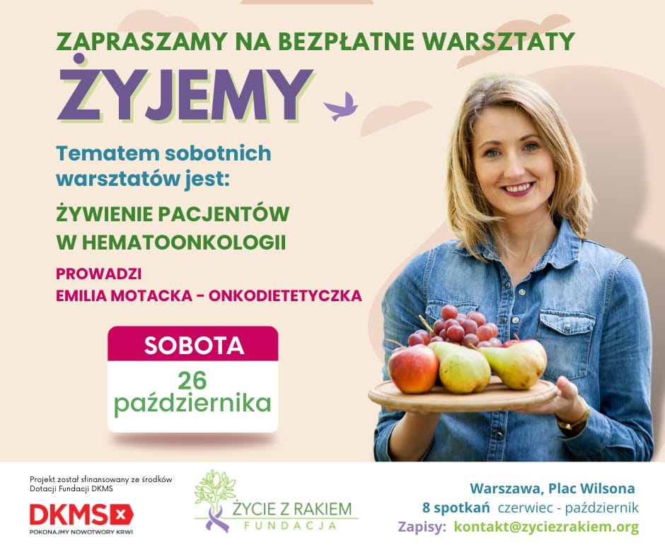 warsztaty żyjemy plakat