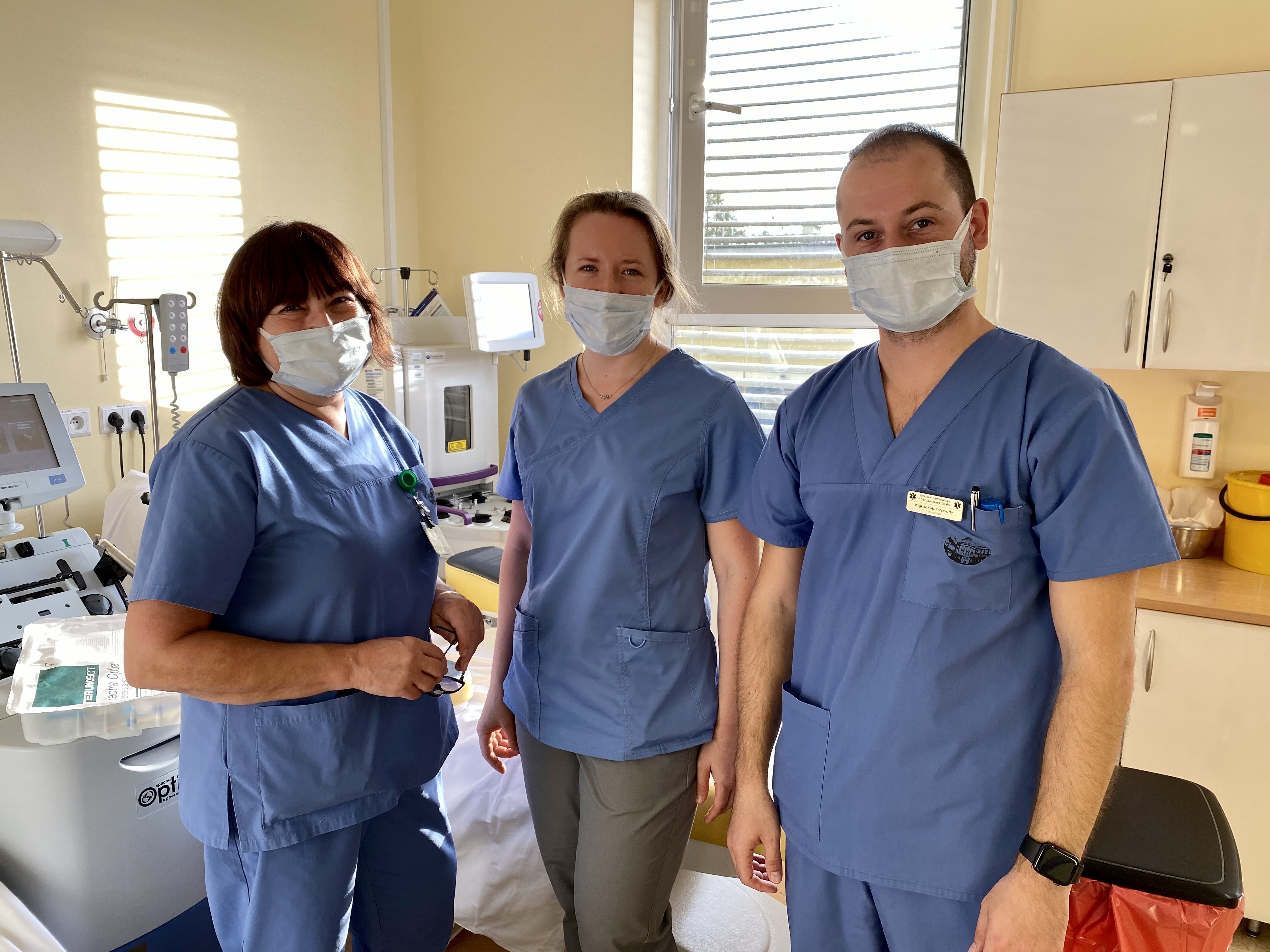 Jakub Przywarty z zespołem, Klinika Hematologii i Transplantacji Szpiku Uniwersytetu Medycznego im. Karola Marcinkowskiego w Poznaniu 
