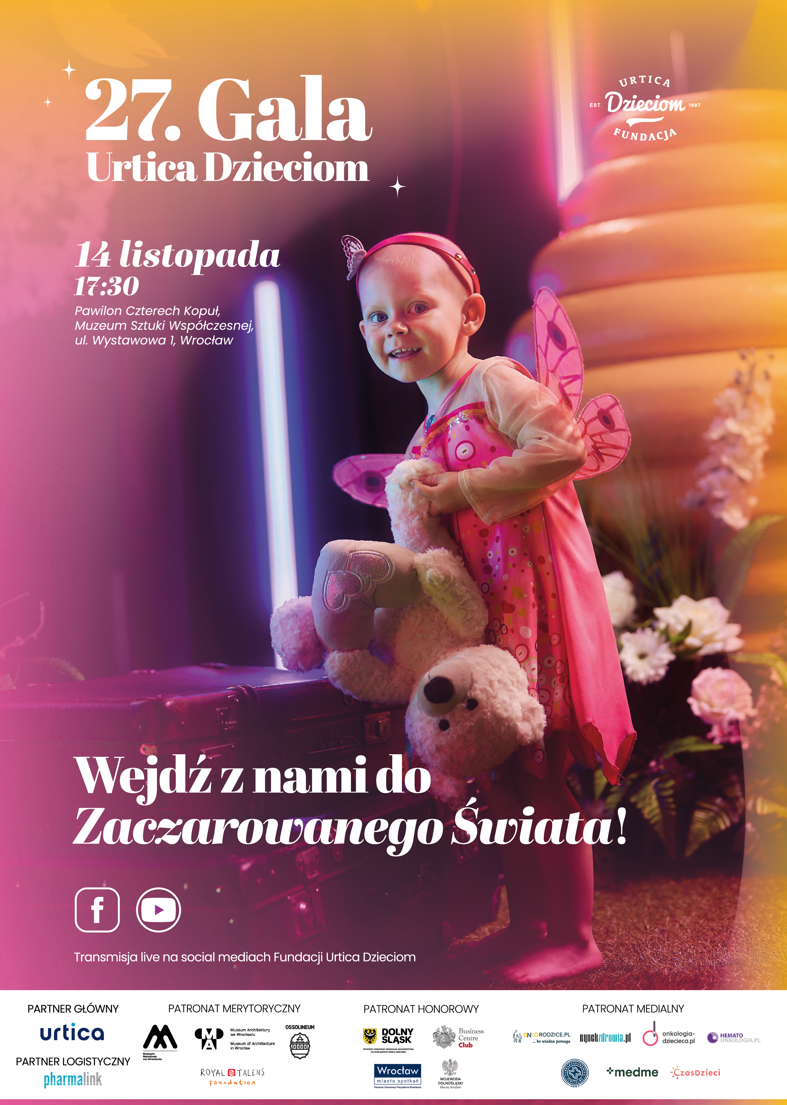 27. gala urtica dzieciom plakat