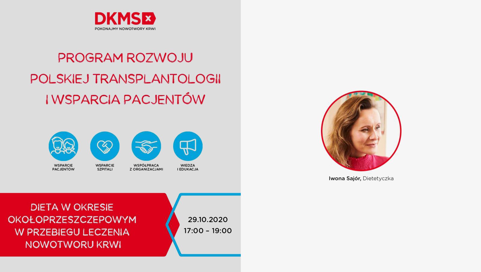 Webinar „Dieta w okresie okołoprzeszczepowym w przebiegu leczenia nowotworu krwi"...