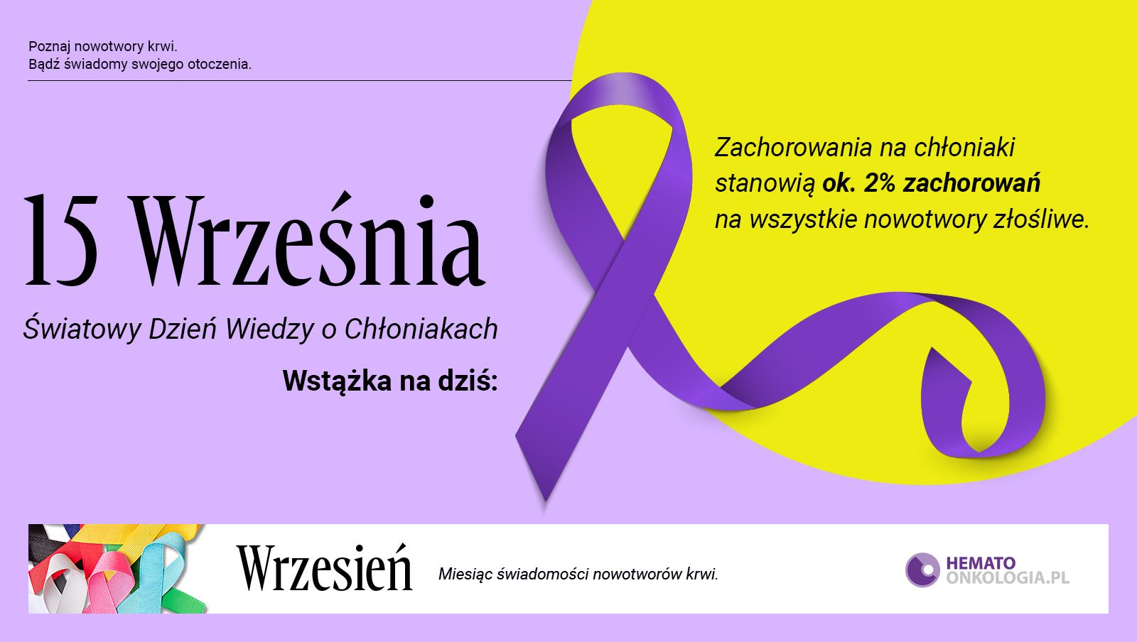 Najczęściej spotykany nowotwór krwi | Światowy Dzień Wiedzy o Chłoniakach