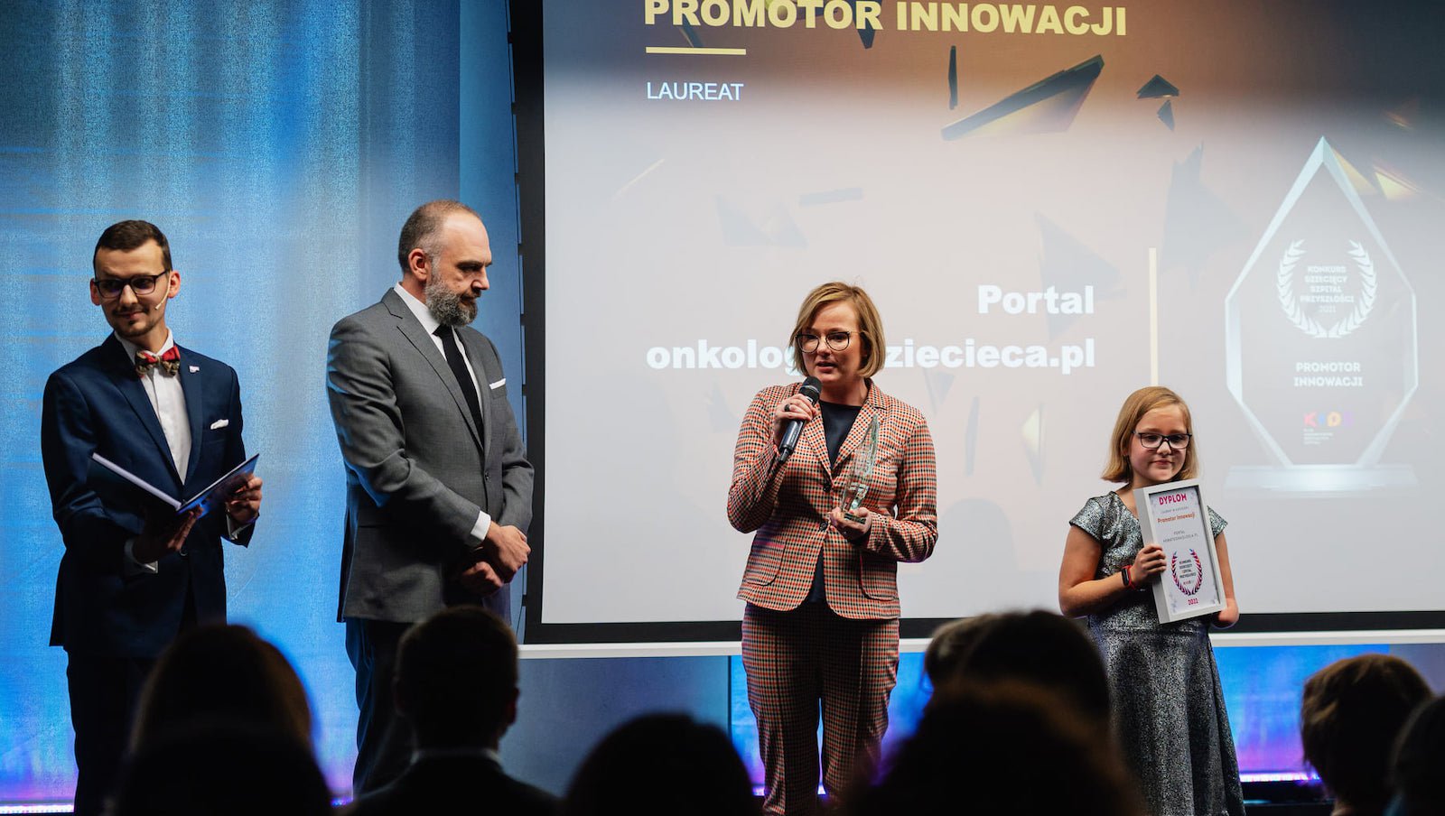 Portal Onkologia-Dziecięca.pl zwycięzcą konkursu „Dziecięcy szpital przyszłości” w kategorii Promotor Innowacji!