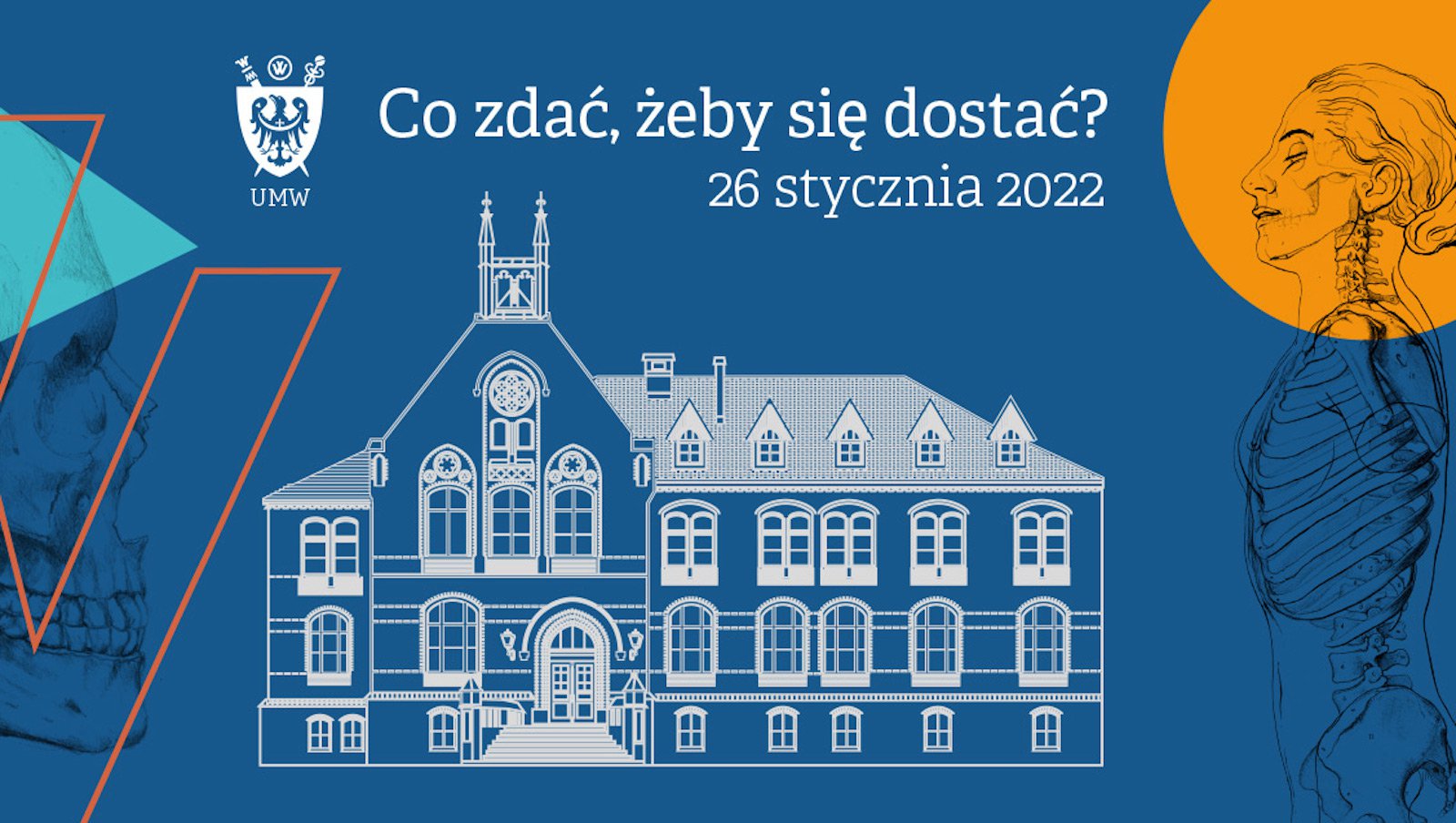 „Co zdać, żeby się dostać?” – 26 stycznia Uniwersytet Medyczny we Wrocławiu zaprasza maturzystów on-line