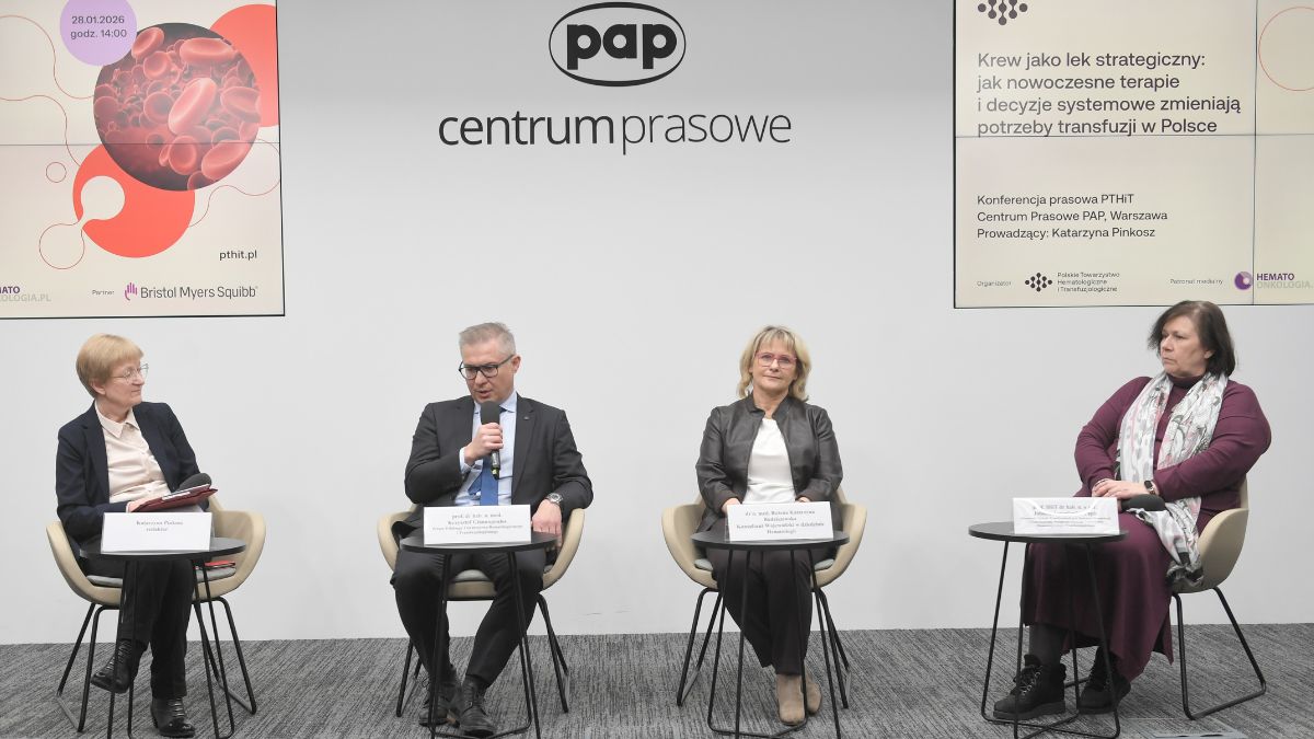 Hematolodzy: krew jest lekiem, którego będziemy potrzebować więcej, a którego nie...