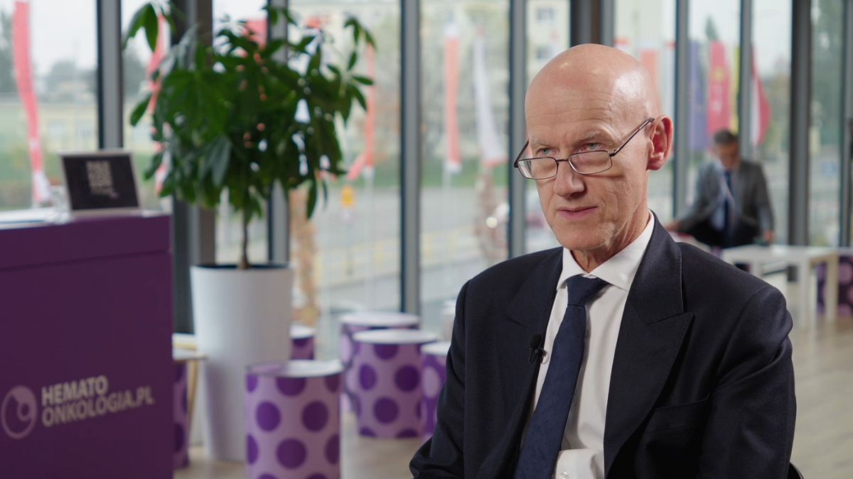 Prof. Tomasz Wróbel: "Schemat glofitamab z GemOx to znaczący przełom w leczeniu...