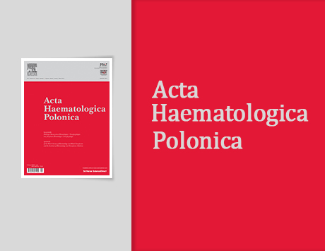 Acta Haematologica Polonica nr 4/2013 już dostępna