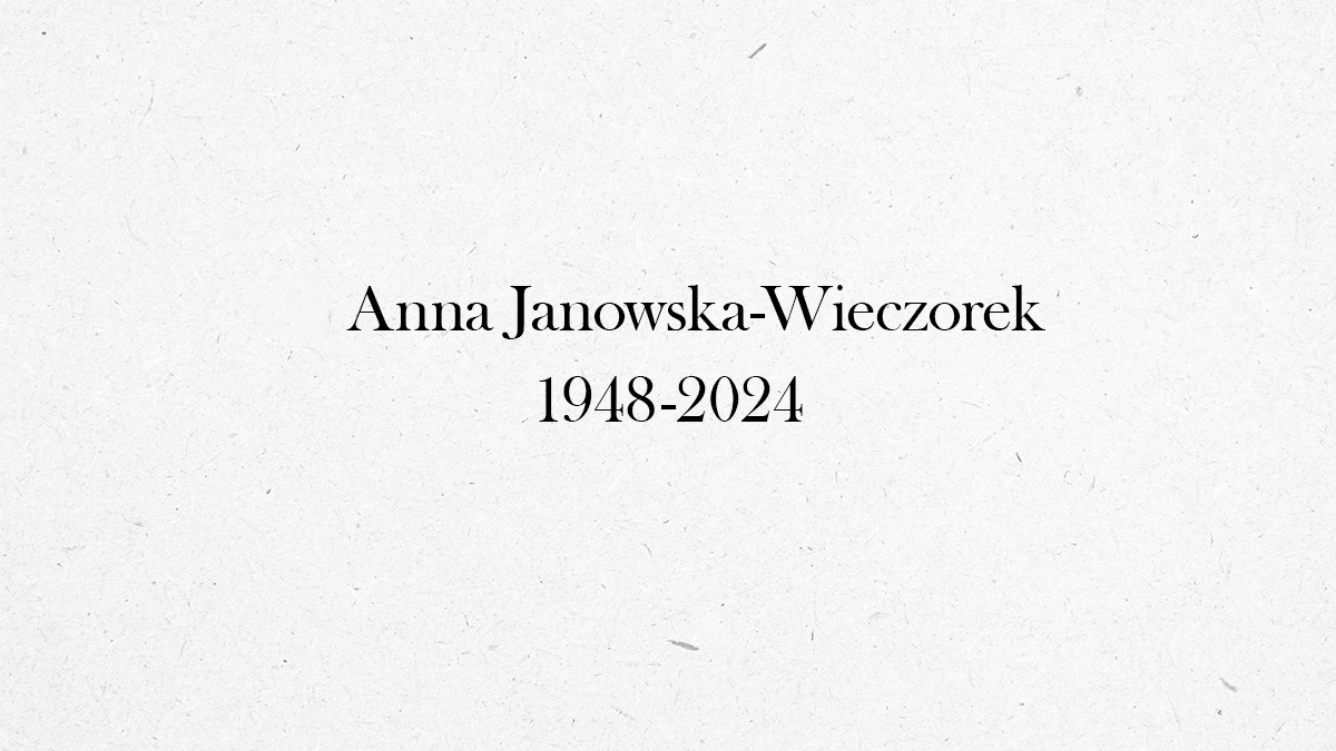 Odeszła prof. Anna Janowska-Wieczorek