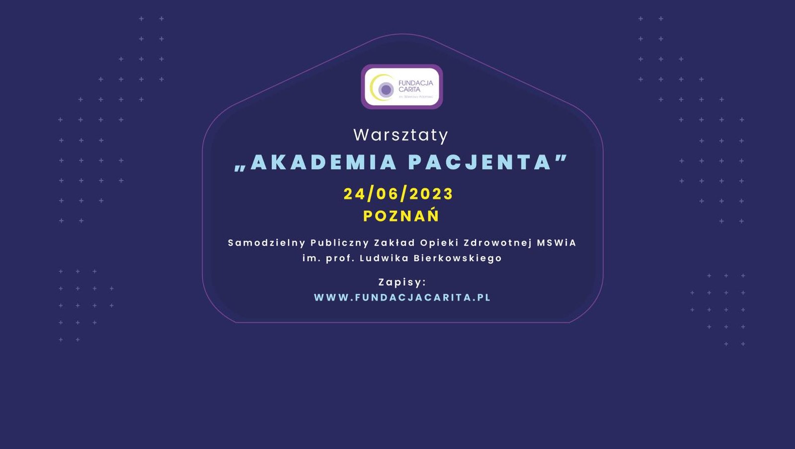 Zapraszamy do Akademii Pacjenta | 24 czerwca 2023 r.