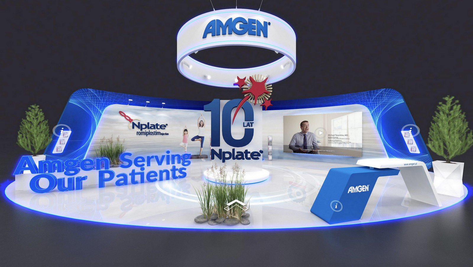 Wirtualne stoisko partnera spotkania podczas webinaru "Romiplostym w leczeniu pierwotnej małopłytkowości immunologicznej - nowe możliwości, nowe nadzieje"