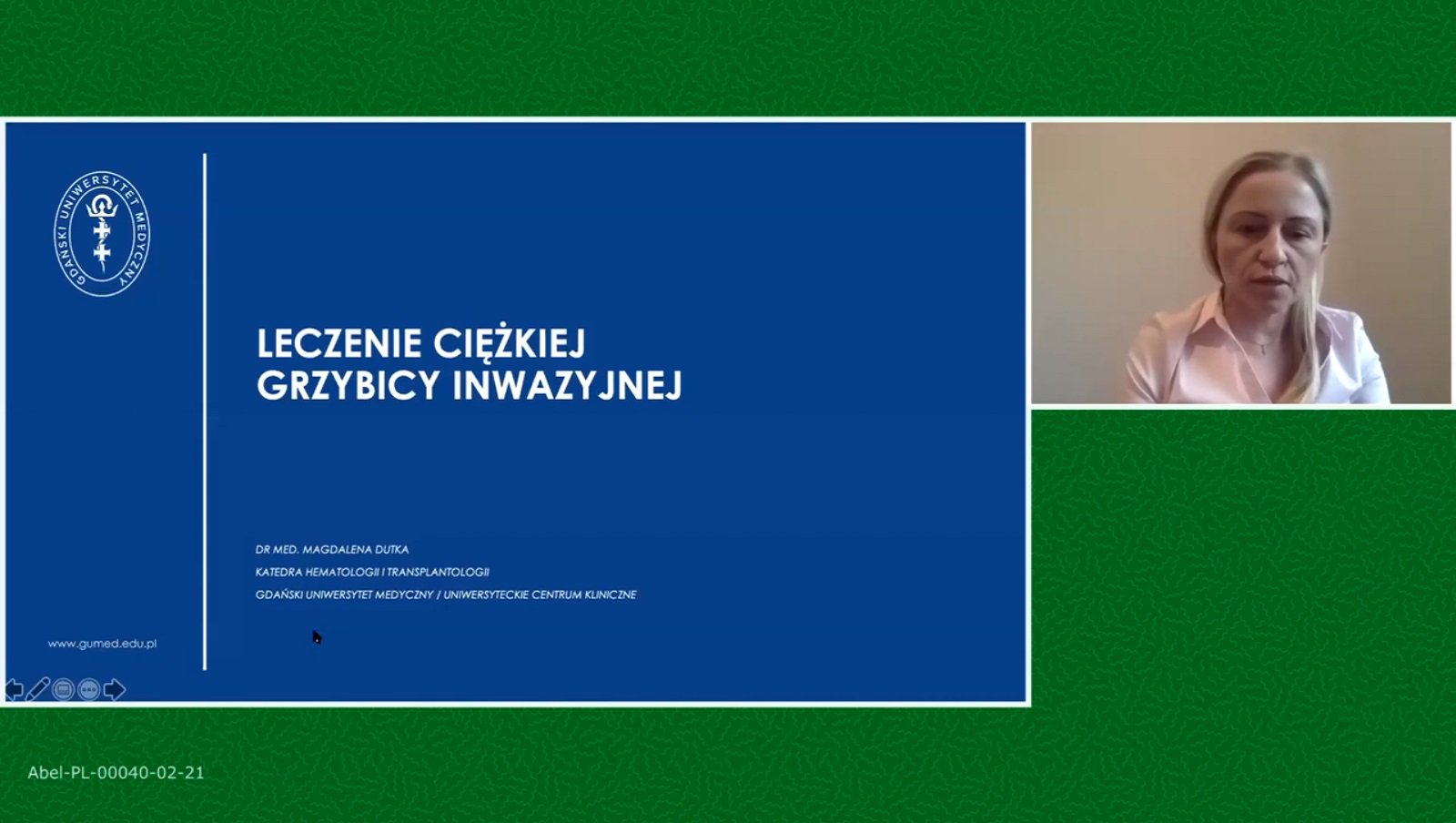 Leczenie ciężkiej grzybicy inwazyjnej | dr Magdalena Dutka