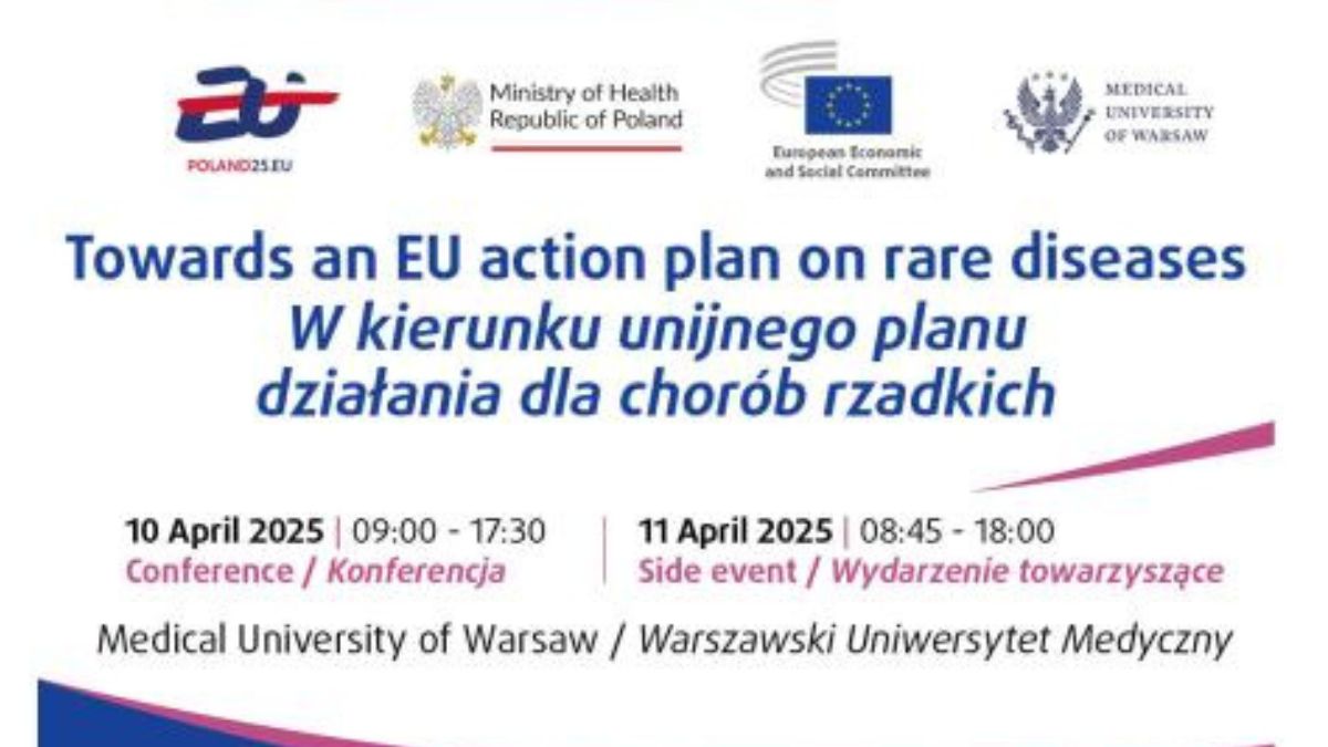 Towards an EU action plan on rare diseases | Zaproszenie na konferencję