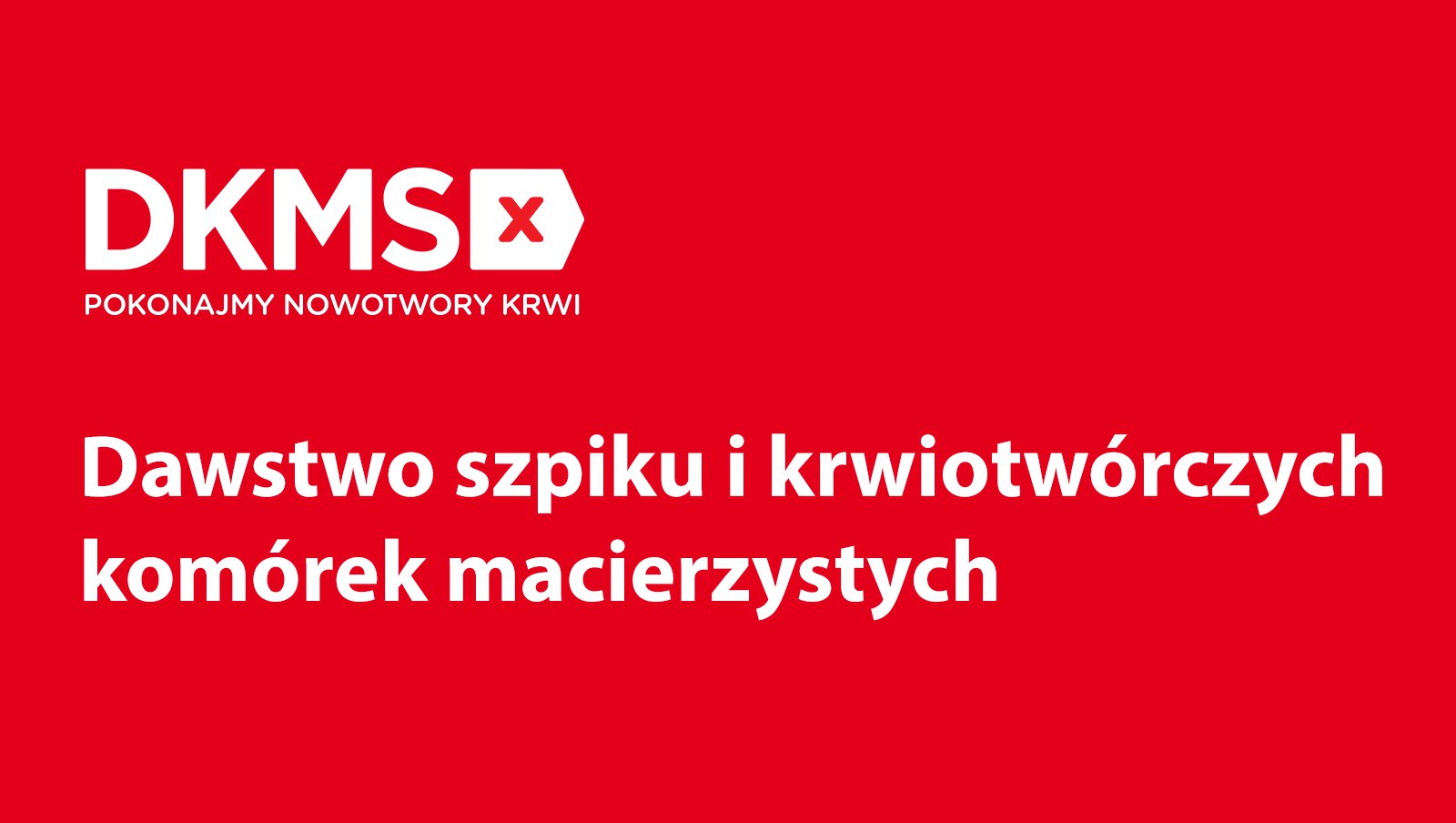 Tylko 6 proc. Polaków jest potencjalnym dawcą szpiku. Na czym polega dawstwo szpiku i krwiotwórczych komórek macierzystych?