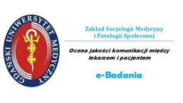 E-ankieta: Relacje lekarz-pacjent.