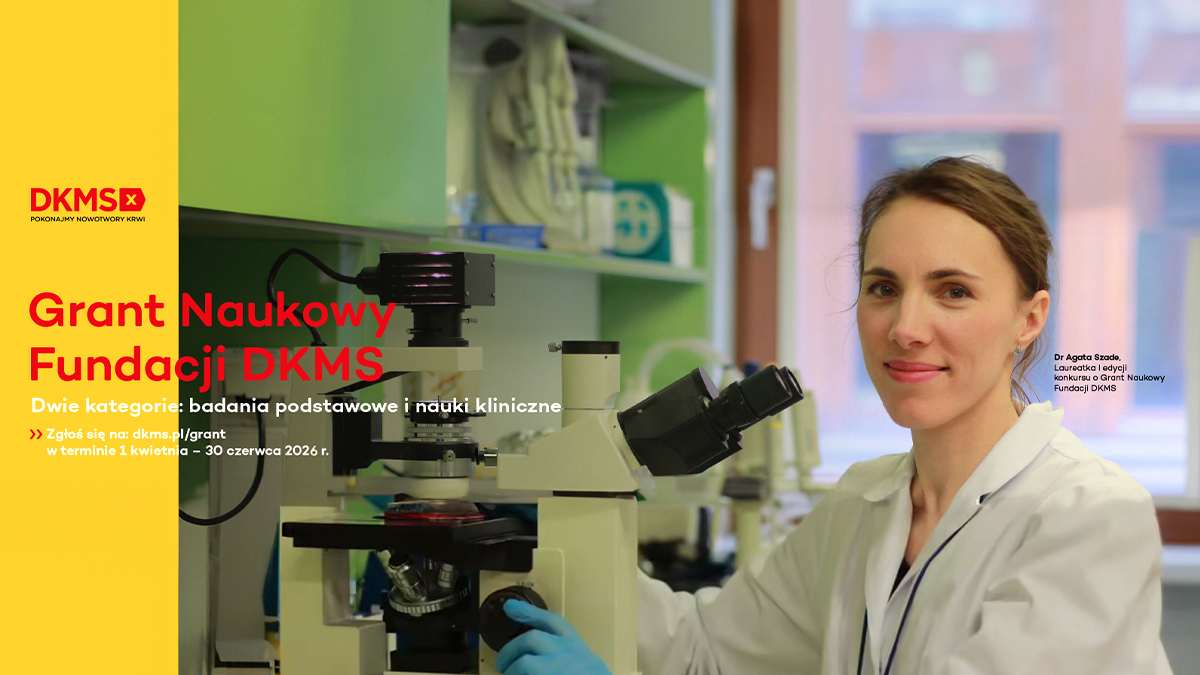 Grant Naukowy Fundacji DKMS – ósma edycja
