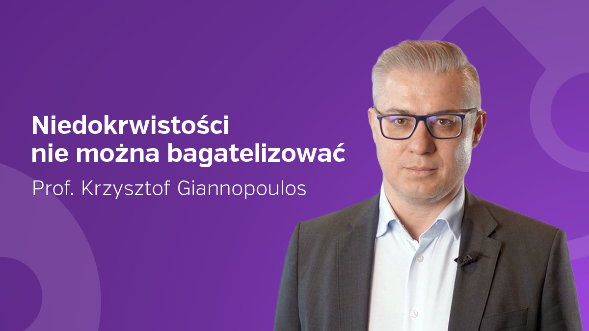 Prof. Giannopoulos: Niedokrwistości nie można bagatelizować. Warto wykonać proste...