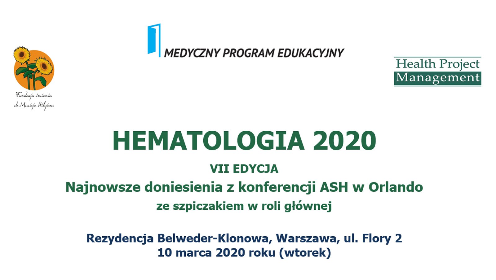 Hematologia 2020 - Najnowsze doniesienia z konferencji ASH w Orlando