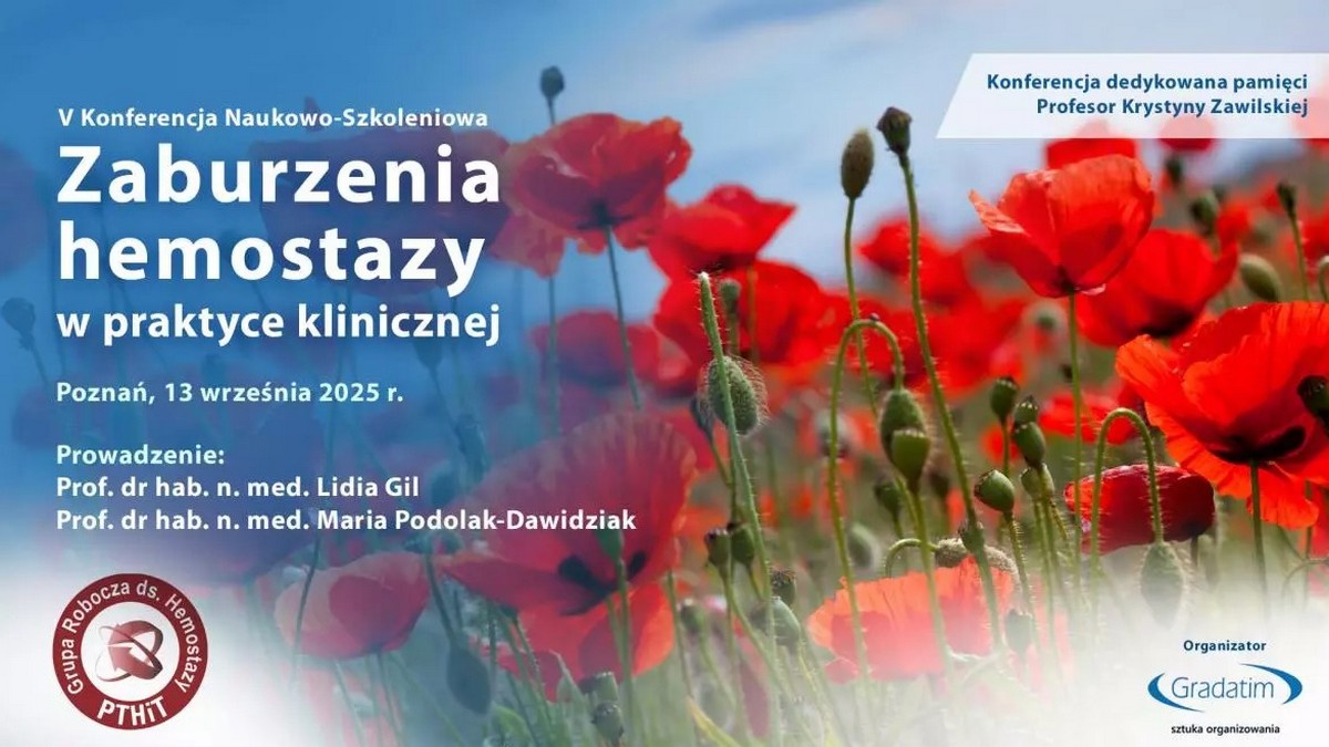 Zaburzenia hemostazy w praktyce klinicznej | Zaproszenie