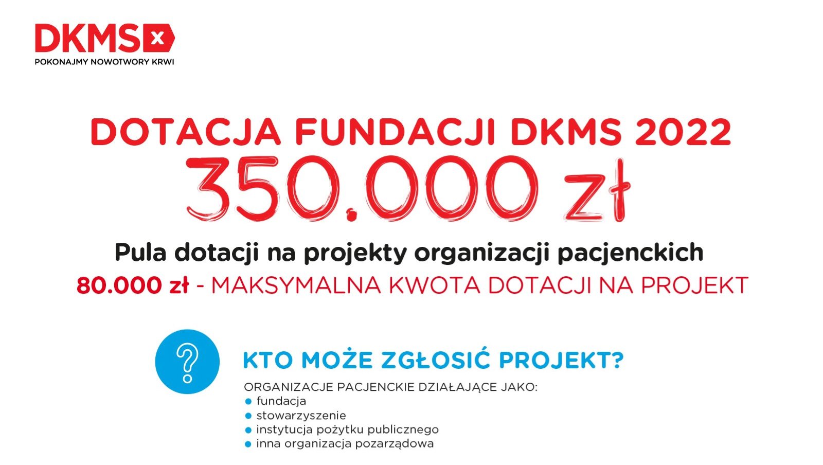 Dotacja Fundacji DKMS – startuje nowa inicjatywa dla organizacji wspierających pacjentów hematologicznych