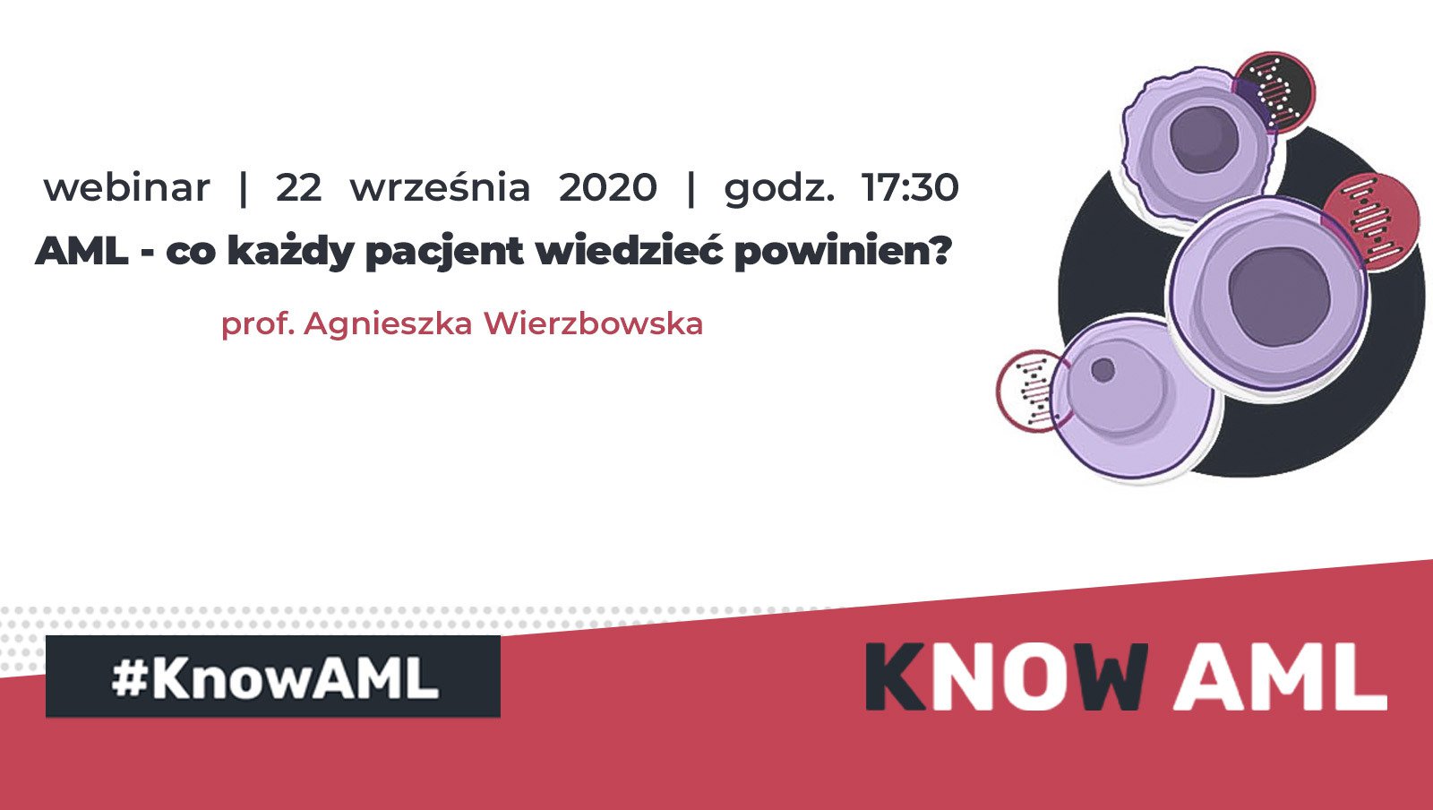 Webinar „AML - co każdy pacjent wiedzieć powinien?" | 22 września 2020 r.