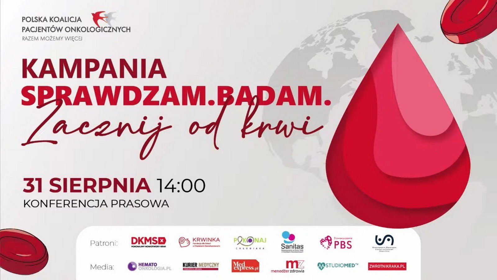 Relacja z konferencji "Zacznij od krwi" | Wrzesień - Miesiąc Świadomości Nowotworów Krwi