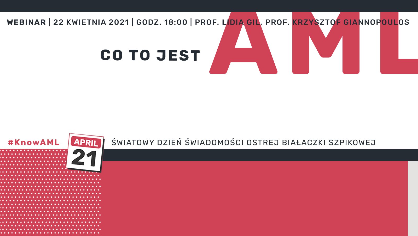 Webinar „Co to jest AML? Dzień Świadomości AML" | 22 kwietnia 2021 roku o godz. 18:00