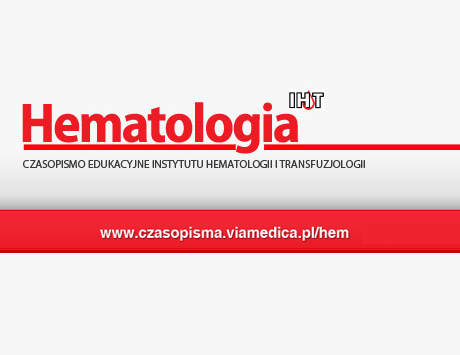 Nowy numer czasopisma Hematologia już dostępny