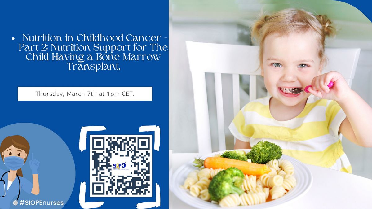Wsparcie żywieniowe dla dziecka po przeszczepie szpiku kostnego (część 2) | Zaproszenie na webinar