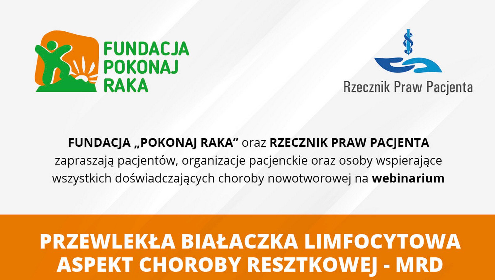 Nagranie webinarium "Przewlekła białaczka limfocytowa. Aspekt choroby resztkowej...