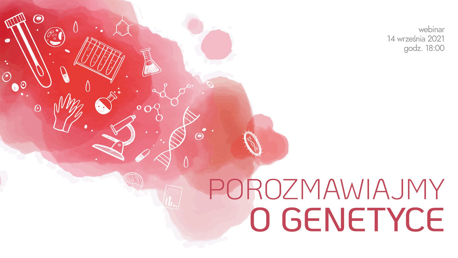Już jutro webinar „Porozmawiajmy o genetyce"
