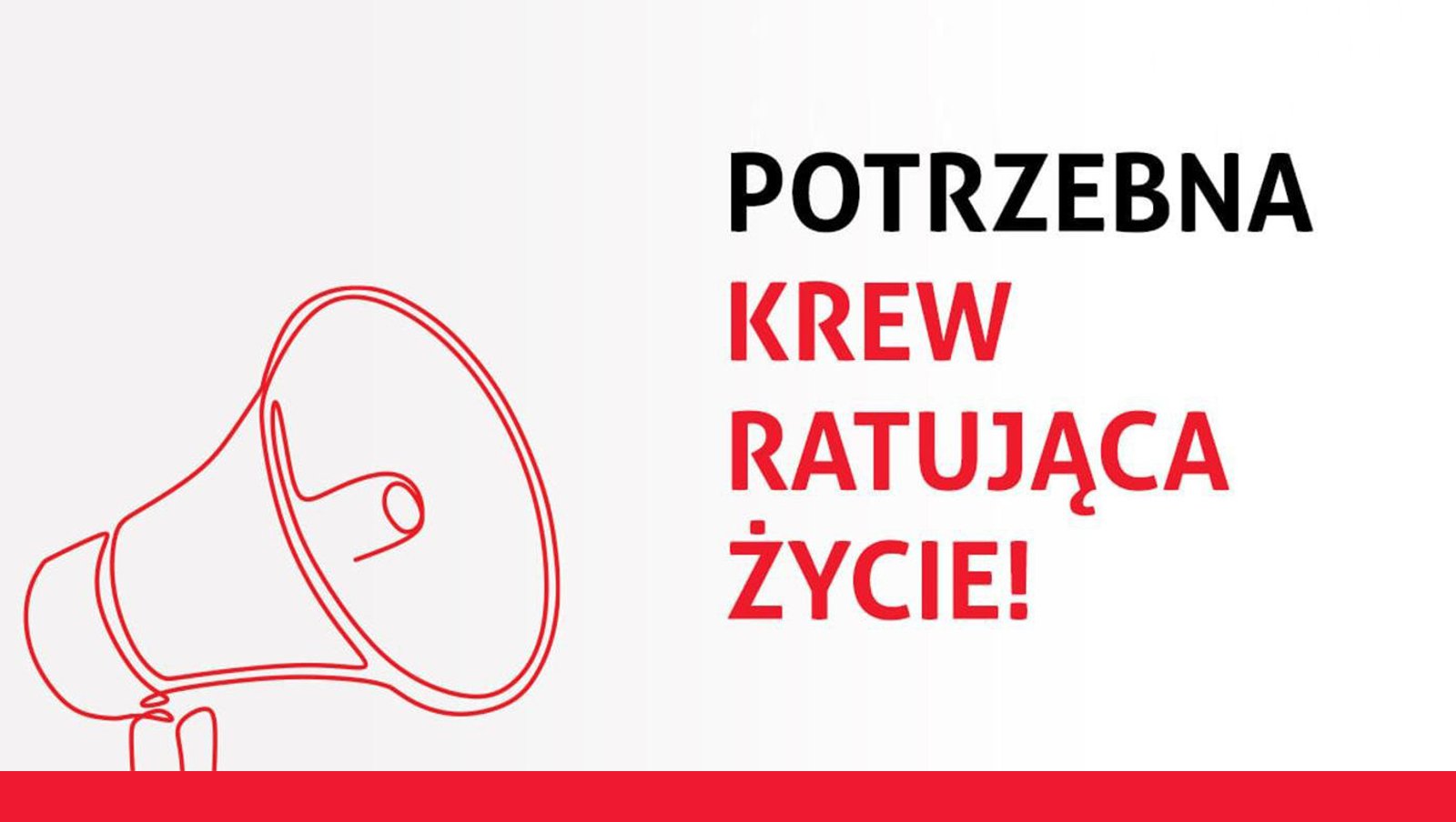 Co minutę ktoś potrzebuje krwi! Nie można jej wyprodukować, ale można się nią podzielić