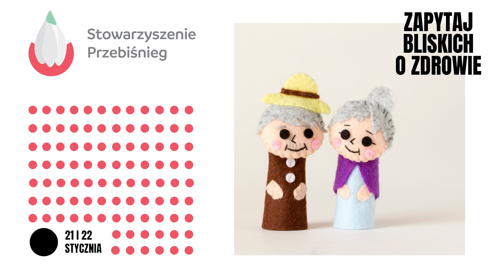 Z okazji Dnia Babci i Dziadka Stowarzyszenie Przyjaciół Chorych na Chłoniaki „Przebiśnieg” zachęca do sprawdzenia stanu zdrowia Najbliższych