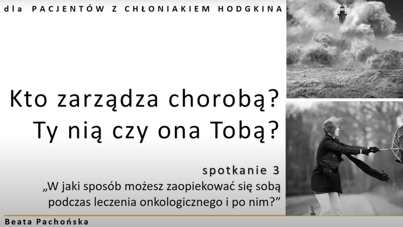 Relacja z webinaru „W jaki sposób możesz zaopiekować się sobą podczas leczenia onkologicznego i po nim?"