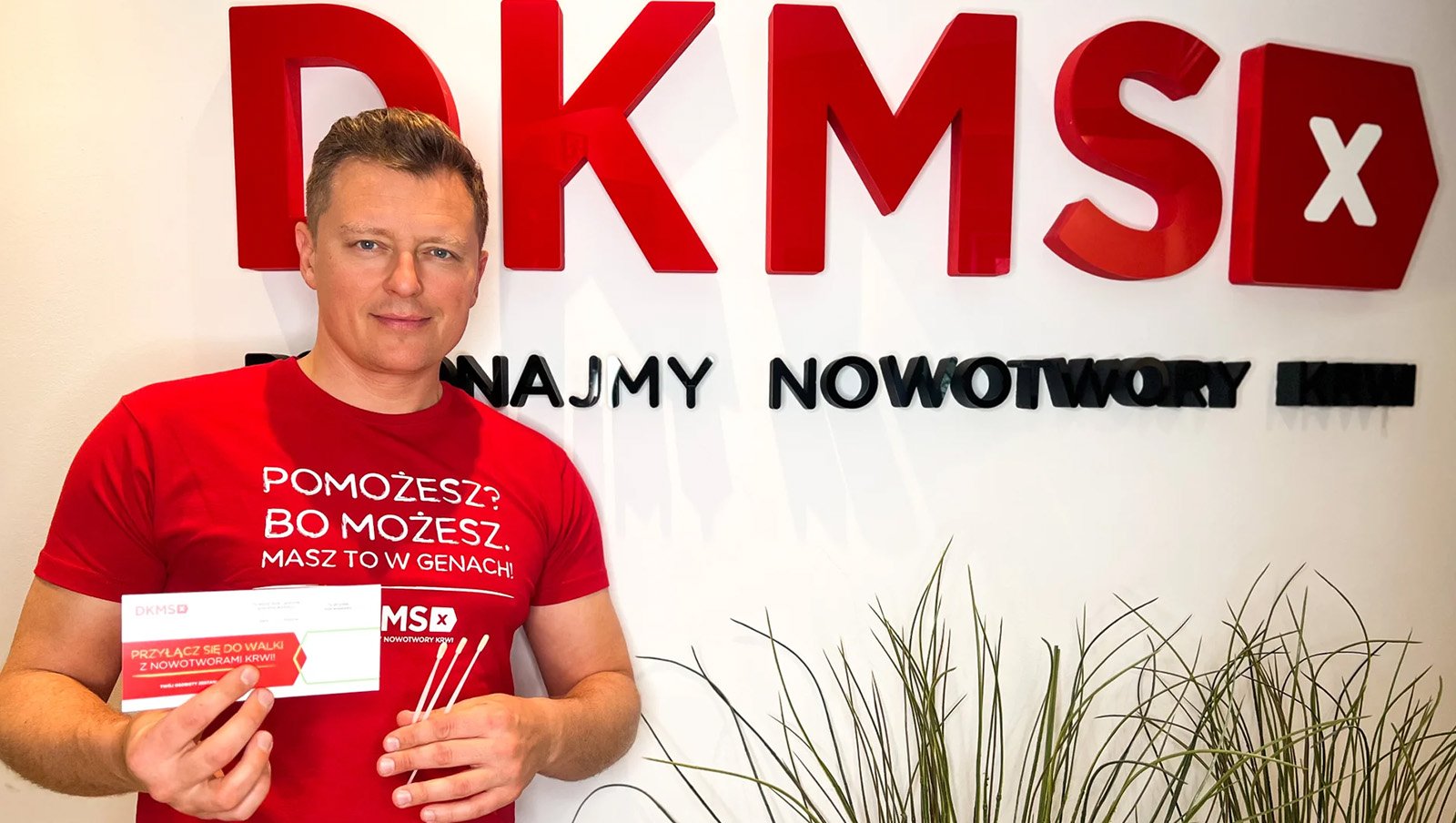 Nowotwory krwi to choroby demokratyczne. Rafał Brzozowski zachęca do zostania potencjalnym...