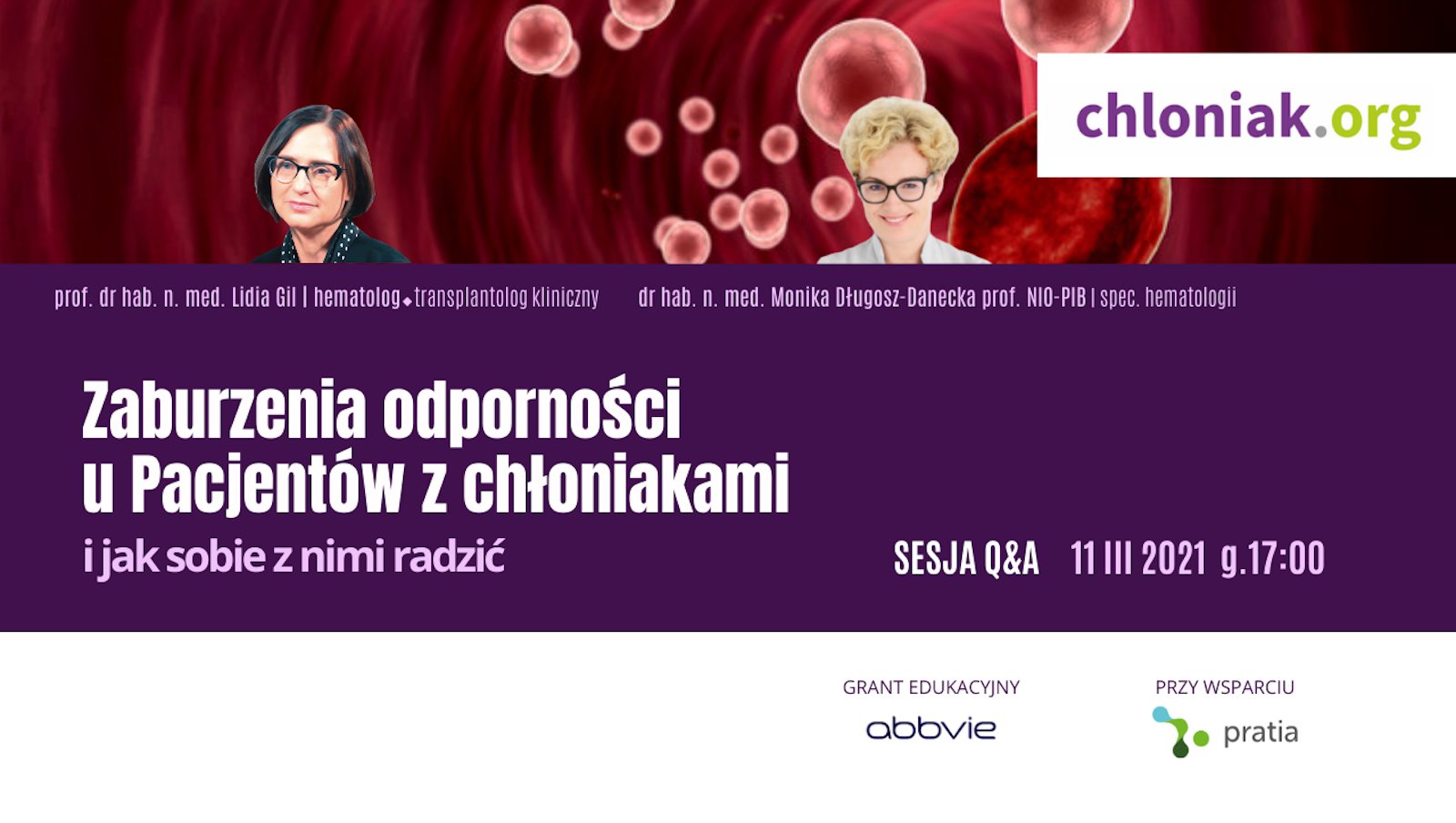 Sesja Live „Zaburzenia odporności u Pacjentów z chłoniakami i jak sobie z nimi radzić"...