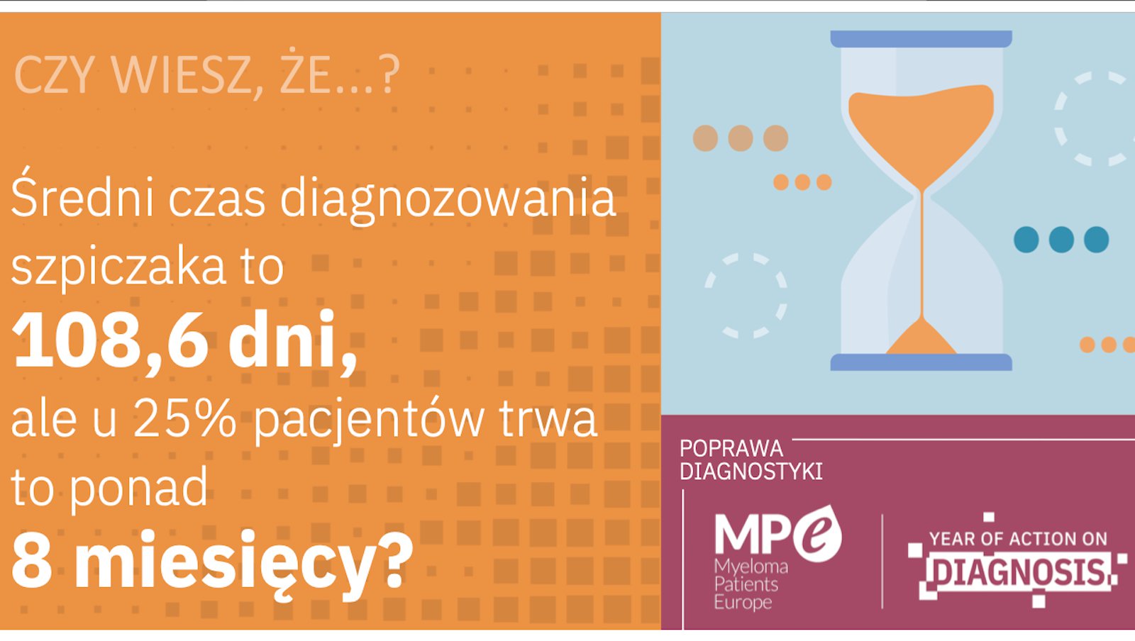 Europejska organizacja pacjencka chce skrócić czas diagnozowania szpiczaka | Year...