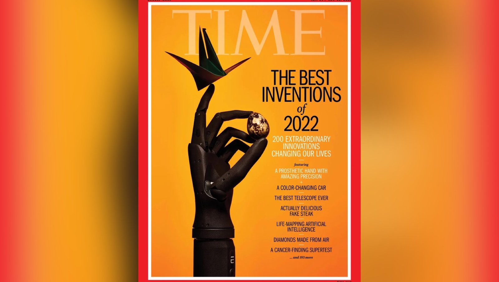 Preparat chroniący przed COVID-19 na liście 200 najlepszych wynalazków 2022 r. magazynu Time