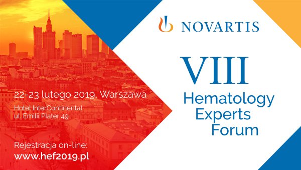 To już VIII edycja Hematology Experts Forum | 22-23 lutego 2019