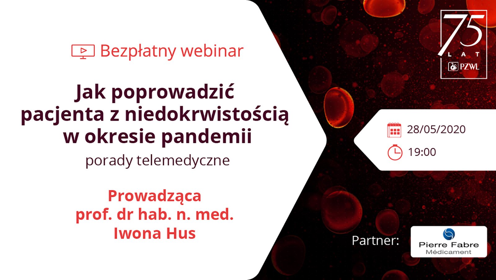 Jak poprowadzić pacjenta z niedokrwistością w okresie pandemii - porady telemedyczne | prof. Iwona Hus