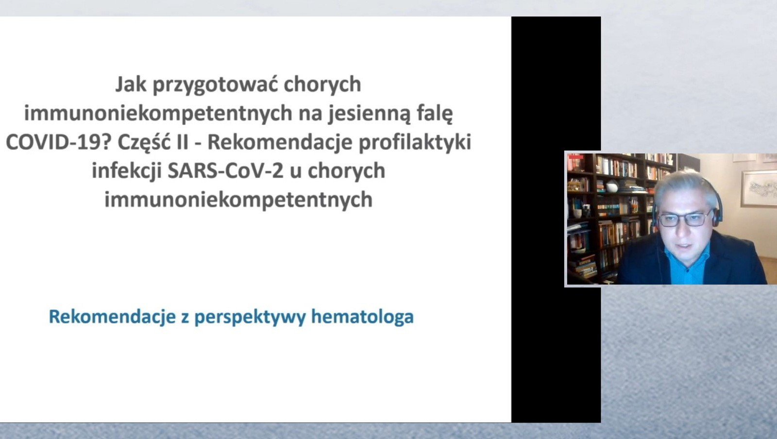 Z perspektywy hematologa: Jak przygotować chorych immunoniekompetentnych na jesienną...