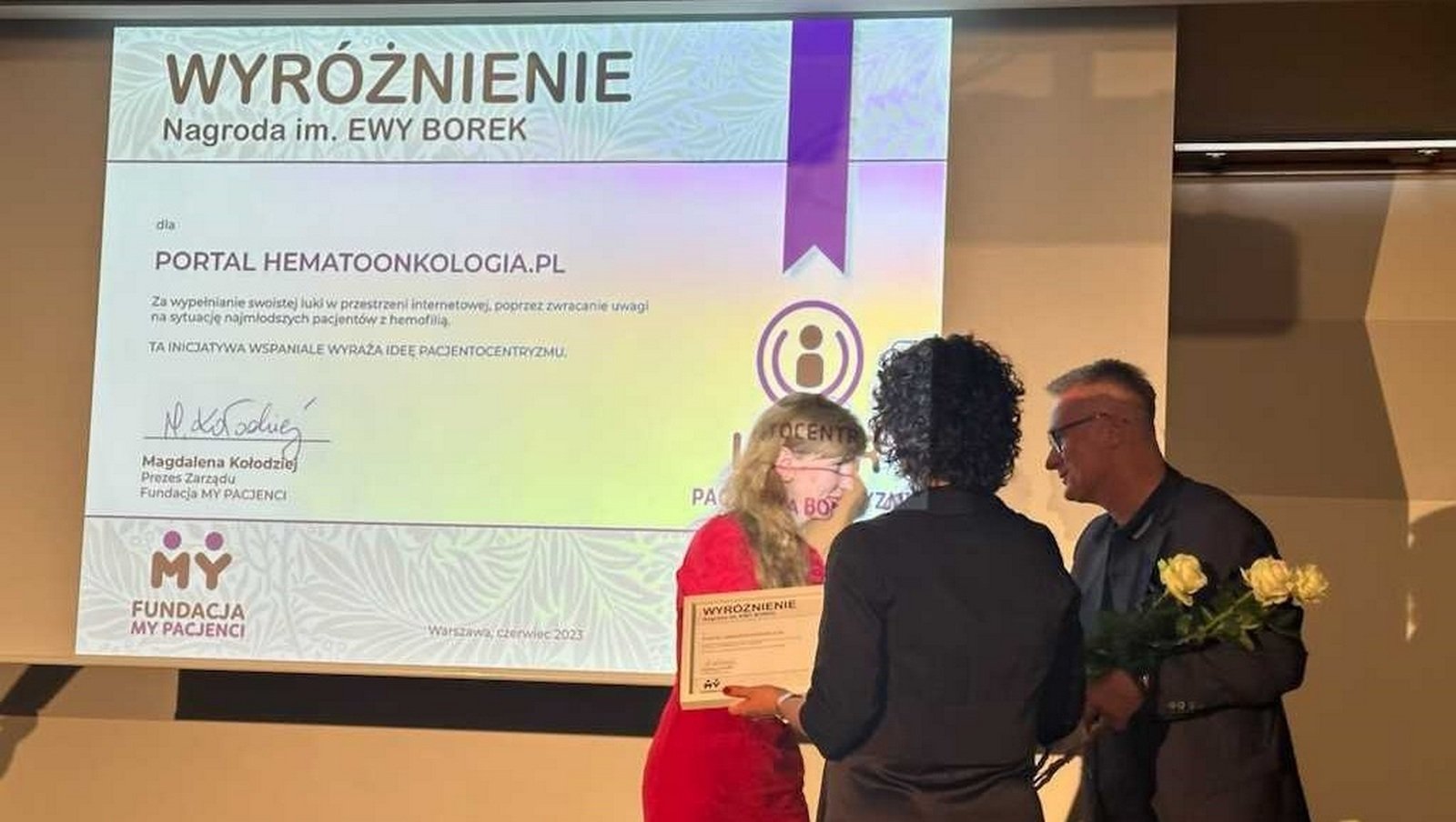 Portale hematoonkologia.pl oraz hemopozytywni.pl wyróżnione