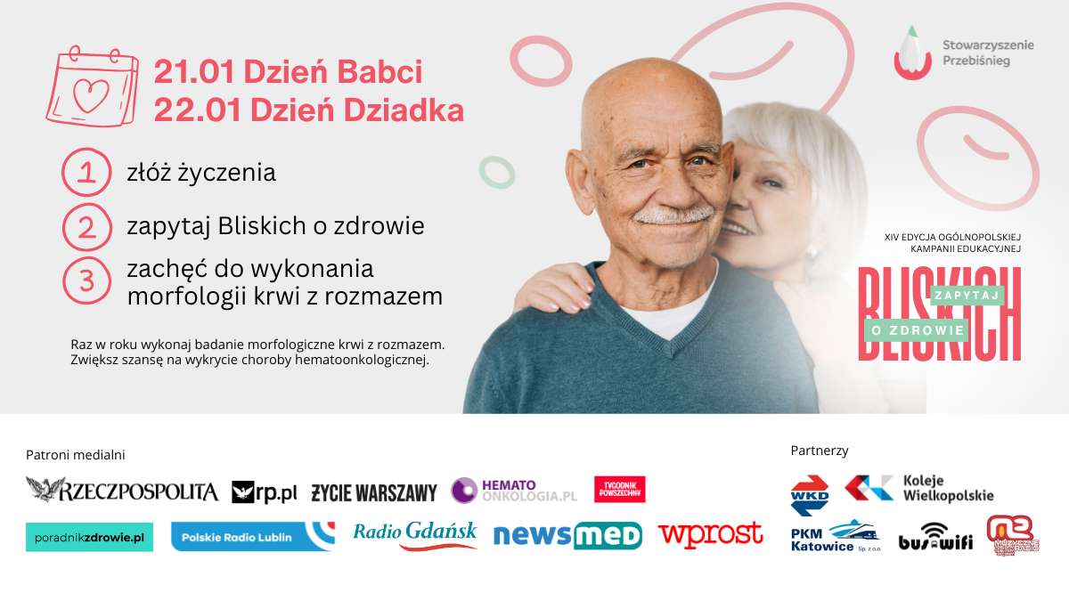 Najlepszy prezent na Dzień Babci i Dziadka? Badanie krwi z rozmazem