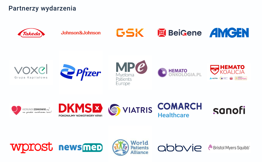Partnerzy Europejskiego Forum Pacjentów Hematoonkologicznych