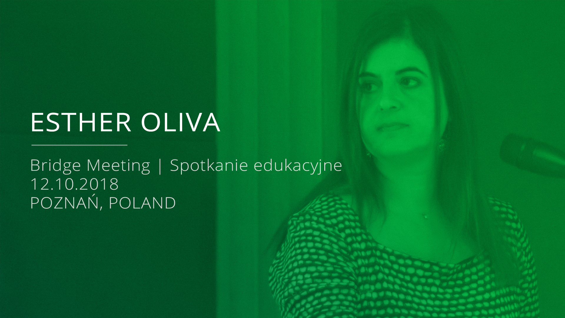 Bridge Meeting Spotkanie edukacyjne  | 12.10.2018 | Poznań