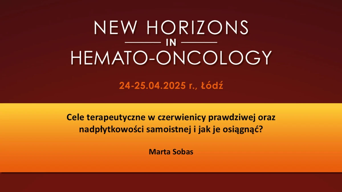 Cele terapeutyczne w nadpłytkowości samoistnej i jak je osiągnąć?