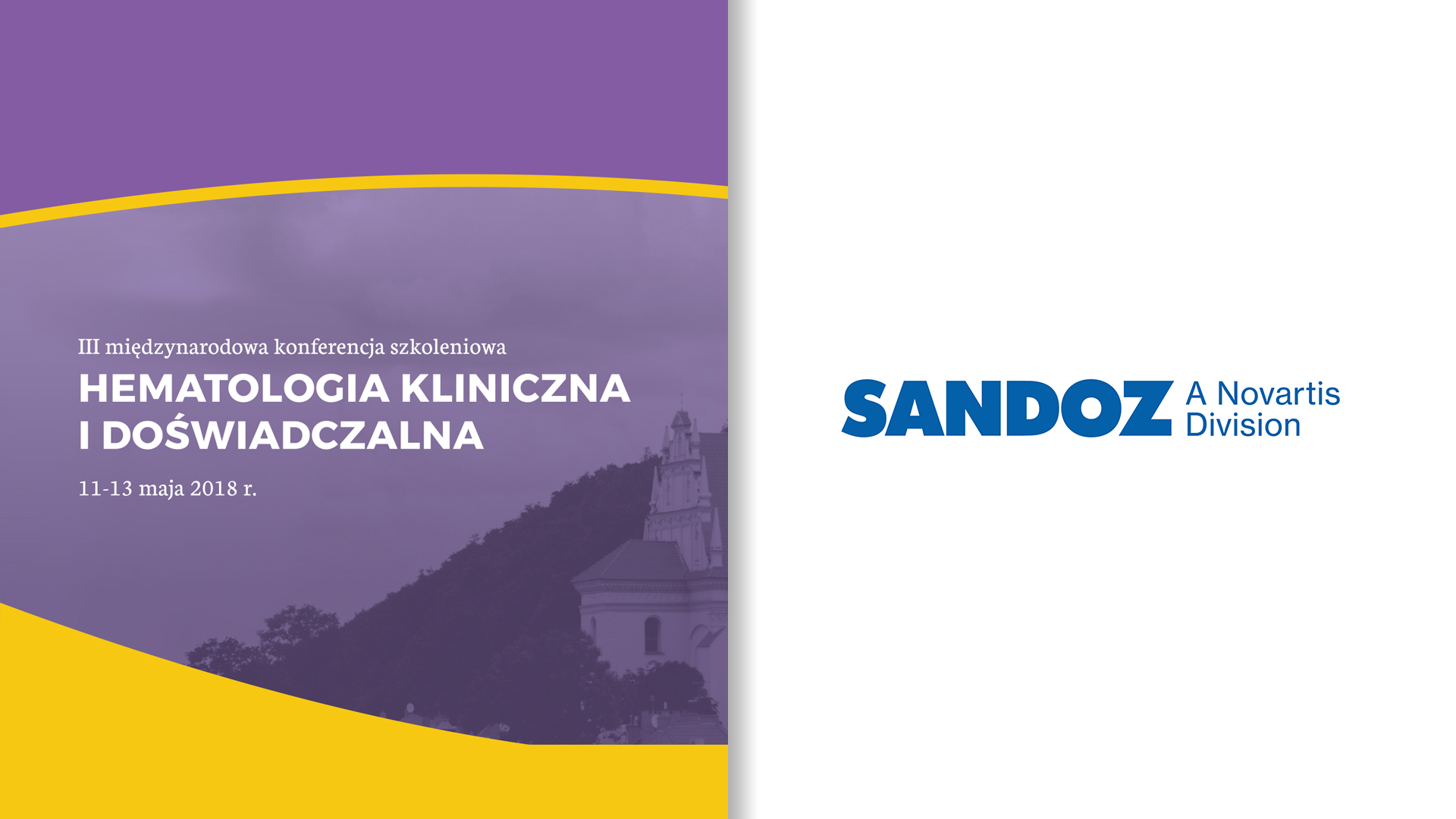 3. Hematologia Kliniczna i Doświadczalna | 11-13 maja 2018 | Spotkanie z Ekspertem...