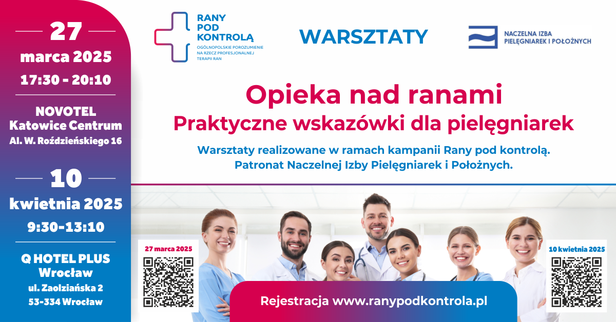 zaproszenie na warsztaty dla pielęgniarek